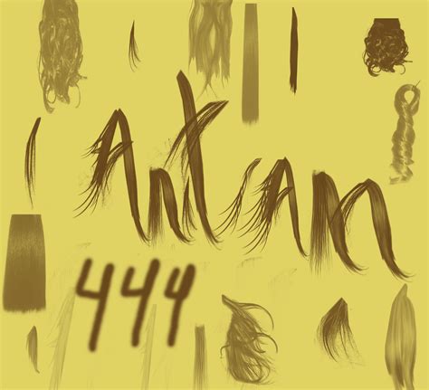 Gimp Hair Brushes by Antram444 on DeviantArt