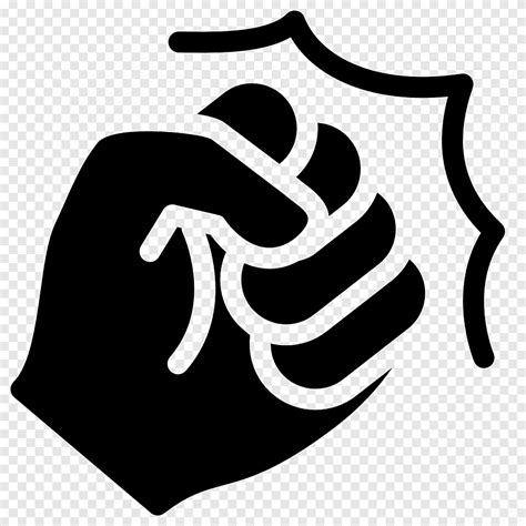 Computer Icons Punch Fist, punch, text, logo png | PNGEgg