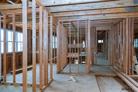 Interior view of a house under construction - stock photo 922418 | Crushpixel