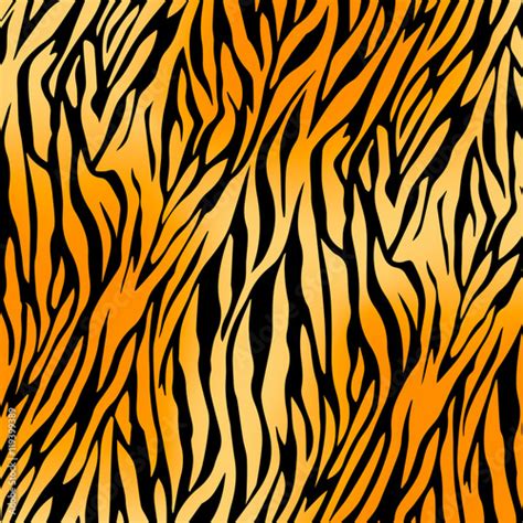 seamless tiger print pattern and background vector illustration Stock Vector | Adobe Stock