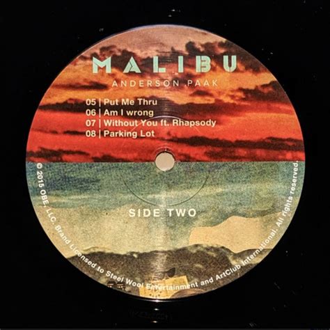 Anderson .Paak – Malibu – Vinyl Pursuit Inc