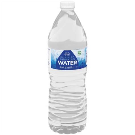 Kroger® Purified Drinking Bottled Water, 1 liter - QFC