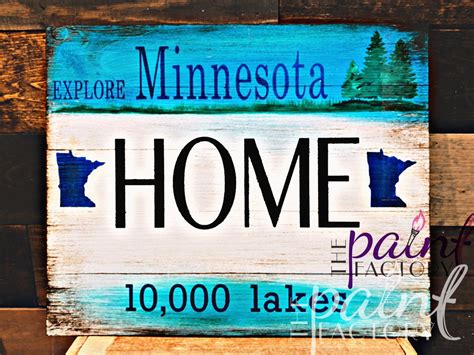 Minnesota License Plate Pallet - The Paint Factory MN