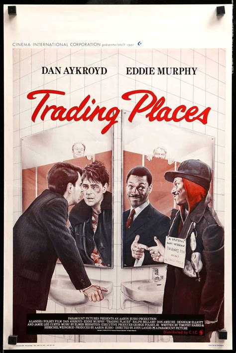 Trading Places (1983) Original Belgian Movie Poster- Original Film Art ...