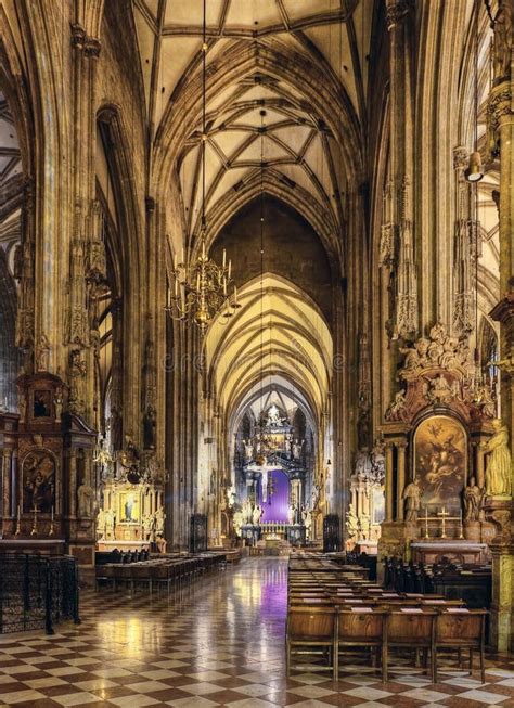 Interior St. Stephen S Cathedral(Stephansdom) the Mother Church of the Roman Catholic ...