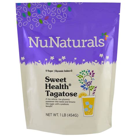 NuNaturals, Sweet Health Tagatose, 1 lb (454 g) (Discontinued Item) | Stevia, Low glycemic ...