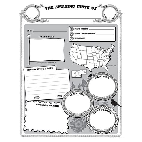 Amazing State Poster Pack - TCR5800 | Teacher Created Resources | Social Studies