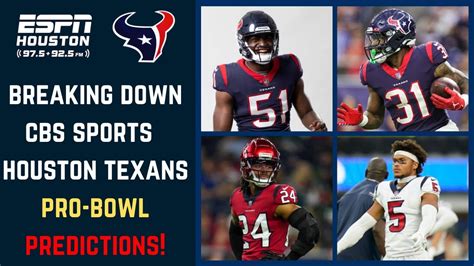 Did CBS get their Houston Texans Pro Bowl Predictions RIGHT?!: Which Texans will be Pro Bowlers ...