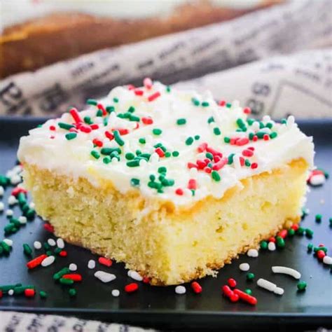 Christmas Sugar Cookie Cake with Cream Cheese Frosting