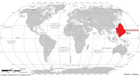 Where is Philippine Sea Located ? - Philippine Sea on World Map