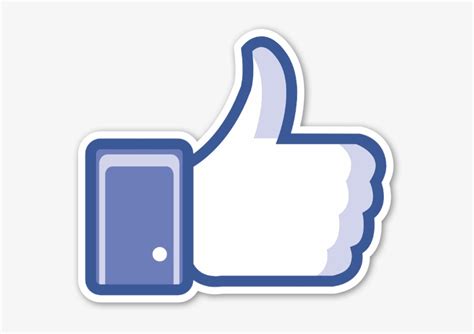 Facebook Like Button - 600x527 PNG Download - PNGkit