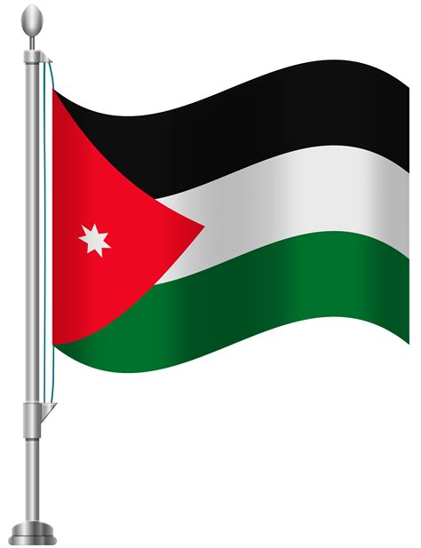 Jordan Flag Clipart