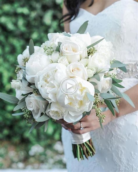 42 bouquets de mariage blancs pour chaque saison | Bouquets de mariage blanc, Bouquet mariée ...