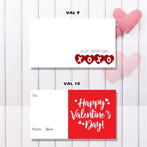 Personalized Valentine's Day Gift Card | Sticker | Tag | Shopee Philippines