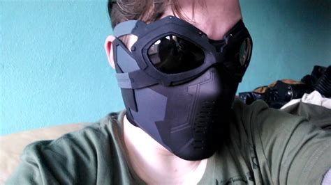 WINTER SOLDIER COSPLAY MASK REVIEW - YouTube