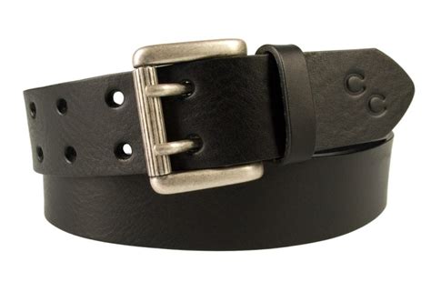 Ladies Black Leather Jeans Belt - Belt Designs