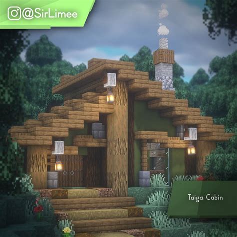 Cute Cabin Minecraft House : Casa De Madera Y Piedra #minecraft | Bodydawasuws