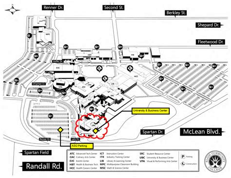 Elgin Community College Campus Map - Tourist Map Of English