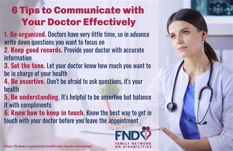 Doctor's Appointment Tips - Family Network on Disabilities