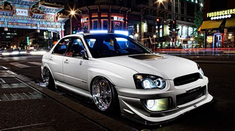 Slammed subaru impreza wrx sti cars wallpaper | (45051)