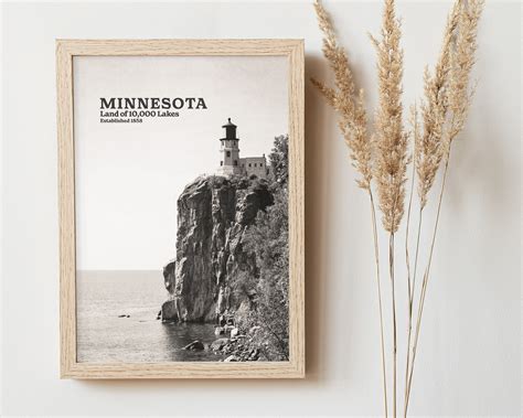 Minnesota Poster Minnesota Print Minnesota Wall Art - Etsy