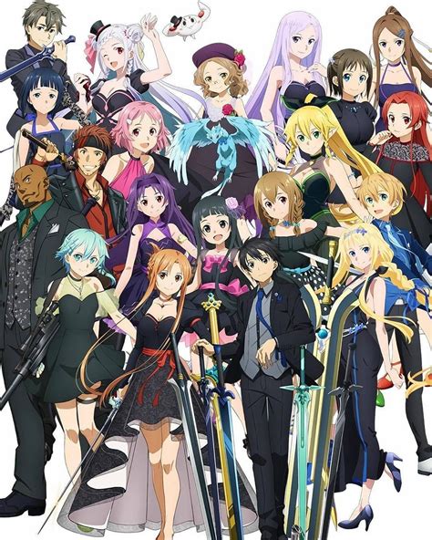 Sword art online girls characters 267469-Sword art online girl ...