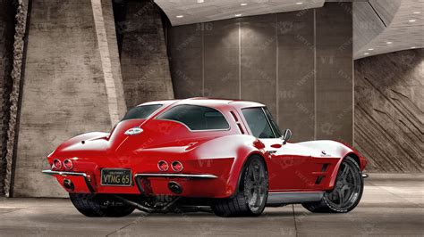 Red Corvette Wallpaper And