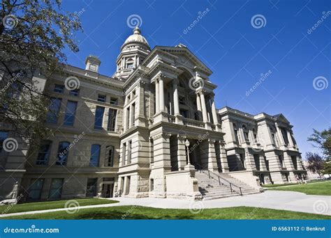 Cheyenne, Wyoming - State Capitol Stock Photo - Image of place ...