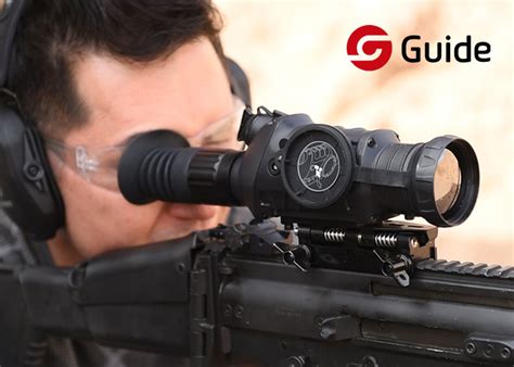 4x Zoom Guide TS435 Thermal Imaging Night Vision Rifle Scope With OLED Display