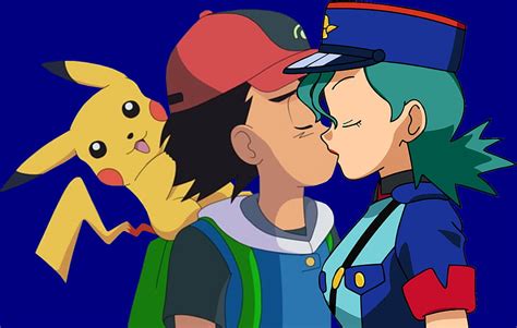 Did Ash Ketchum just get his first kiss?, ash and lana shipping HD wallpaper | Pxfuel