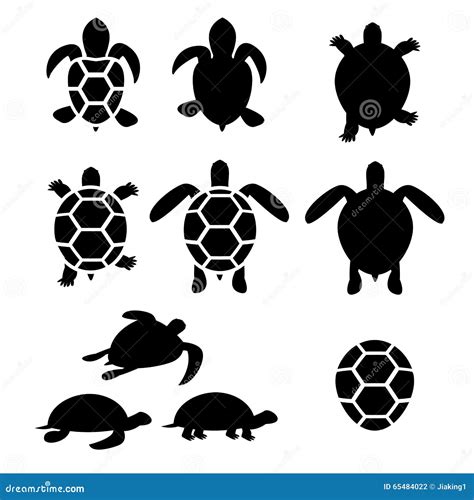 Silhouette Of The Sea Turtle Royalty-Free Stock Photo | CartoonDealer.com #44752881