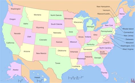 State Map of USA | Large State Map With Cities | WhatsAnswer