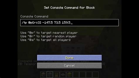 How to build a 2 Way Teleport Pad in Minecraft 1 4 4 using Command Blocks - YouTube