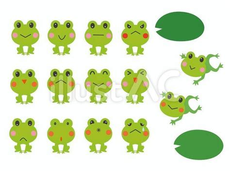 개구리 일러스트 1212892 - 무료 다운로드 - illustAC | Frog illustration, Animal doodles, Clip art