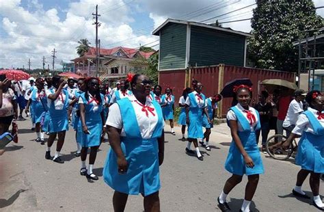 Linden teachers don school uniforms to mark Teacher’s Week - Guyana ...