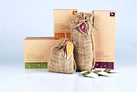 Natural Packaging for Tea on Behance