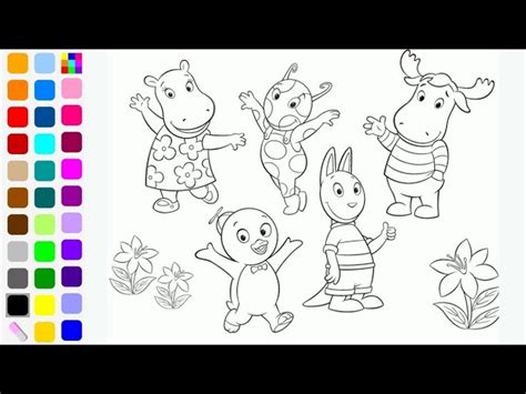 Backyardians Coloring Pages