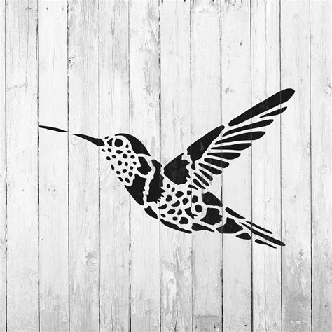 Hummingbird Stencil for Painting – Bird Stencil Designs U.S. Made