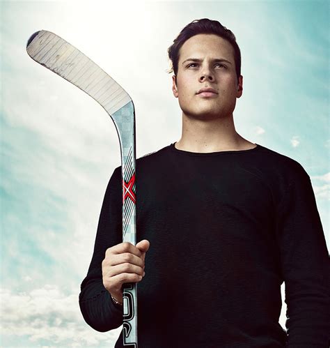 Auston Matthews of the Toronto Maple Leafs photographed by Blair Bunting