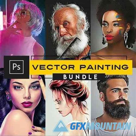 Vector Painting Photoshop Actions » Free Download Graphics, Fonts, Vectors, Print Templates ...