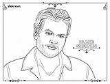 Justin Timberlake Coloring Pages sketch template