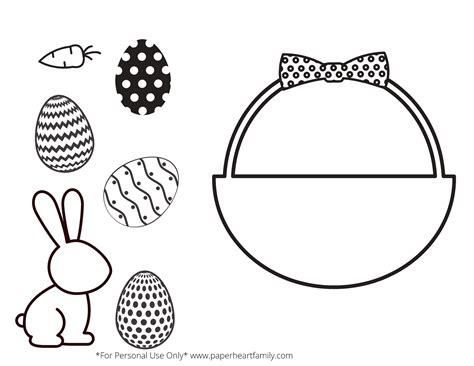 Free Printable Easter Craft For Kids (Simply Print, Cut, Color And Paste!)