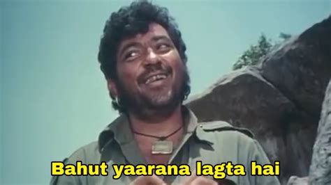 Sholay Best Dialogues And Memes - Indian Meme Templates