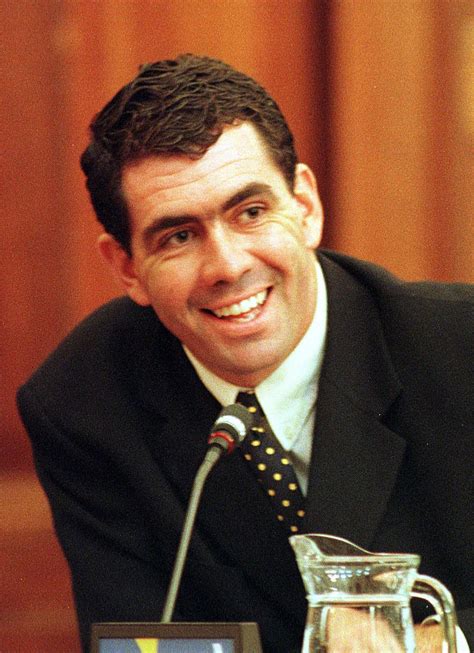 Hansie Cronje manages a smile during his cross-examination ...