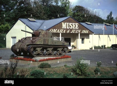 Museum at Omaha Beach in Normandy France abou the D Day landings in ...