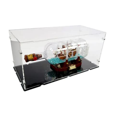 Acrylic Display Case for LEGO Ship In A Bottle | iDisplayit