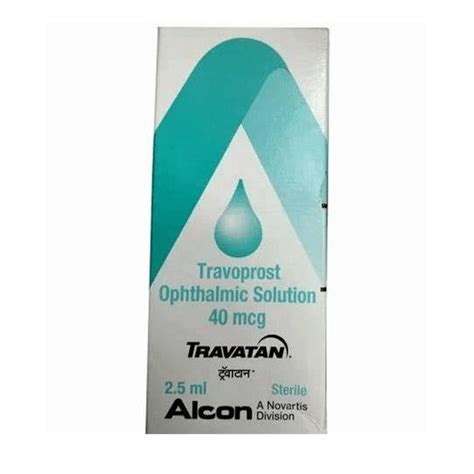 Travoprost 40mcg/ml Eye Drops 2.5ml