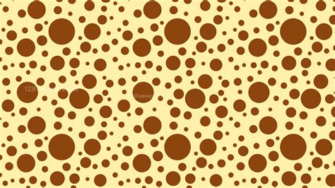 Brown Random Dots pattern Vector Art