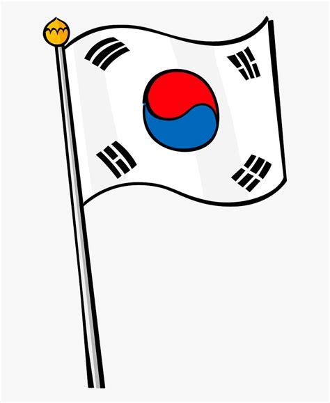 South Korea Flag Art , Free Transparent Clipart - ClipartKey