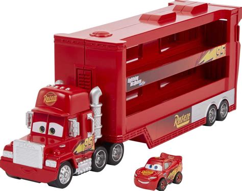 Disney Pixar Cars Hauler Rust Eze Mack Lightning McQueen Semi Truck - circesoftware.net